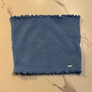 Hollister scrunch tube top
